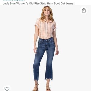 Just blue mid rise jeans